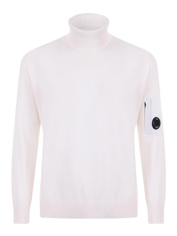 C.P. COMPANY: Rollkragenpullover  und Polo-Ausschnitt - Rollkragenpullover - Creme