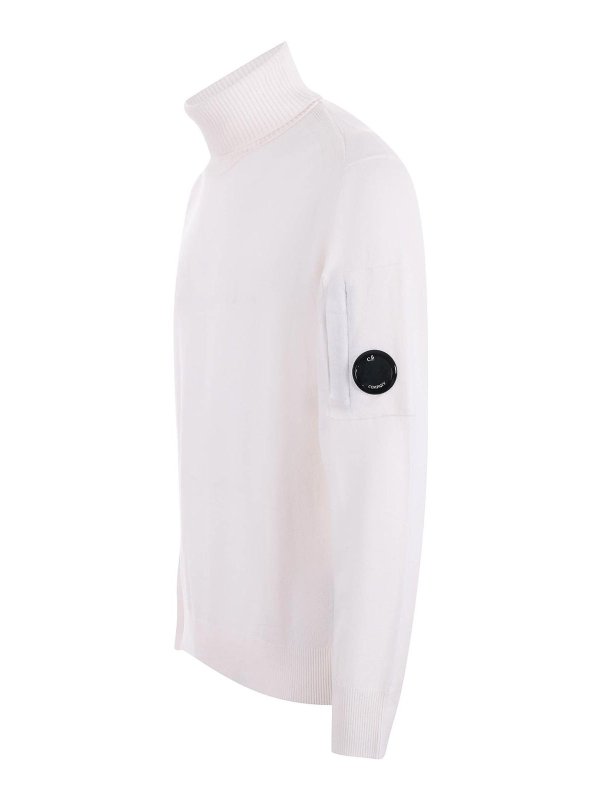 C.P. COMPANY: Rollkragenpullover  und Polo-Ausschnitt online - Rollkragenpullover - Creme