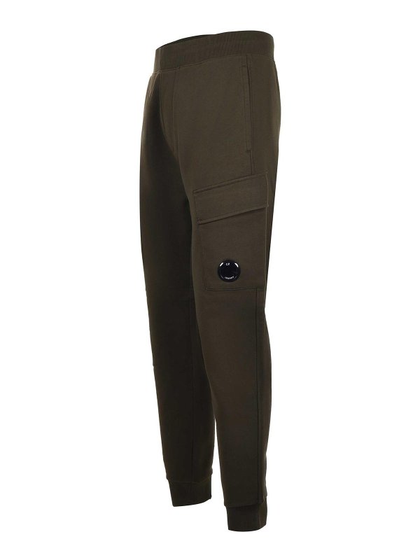 C.P. COMPANY: Pantalones deportivos online - Pantalones Deportivos - Verde