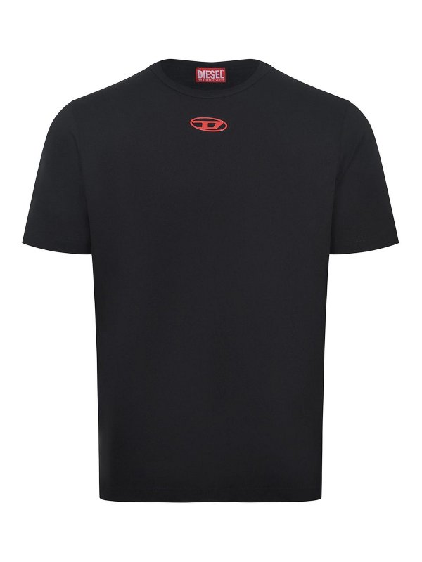 DIESEL: t-shirt - T-shirt realizzata in cotone
