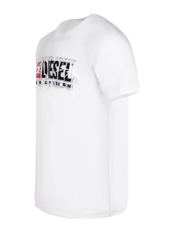 DIESEL: t-shirt online - T-shirt realizzata in cotone