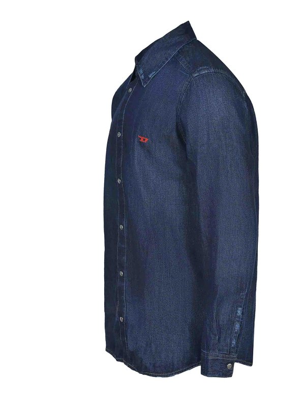 DIESEL: Chemises online - Chemise - Foncé Délavé