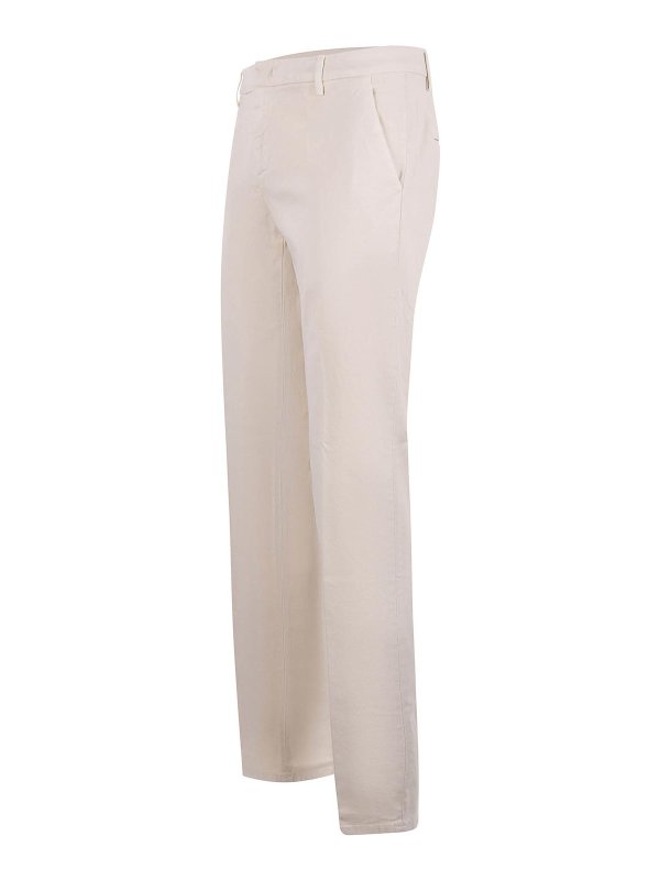 DONDUP: Pantalons casual online - Spiritissimo - Blanc