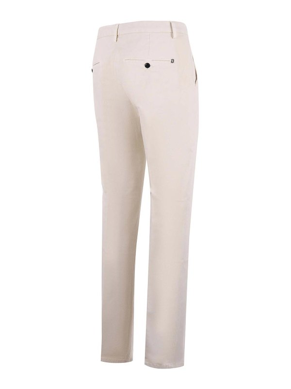 The Best Shops DONDUP: Pantalons casual - Spiritissimo - Blanc