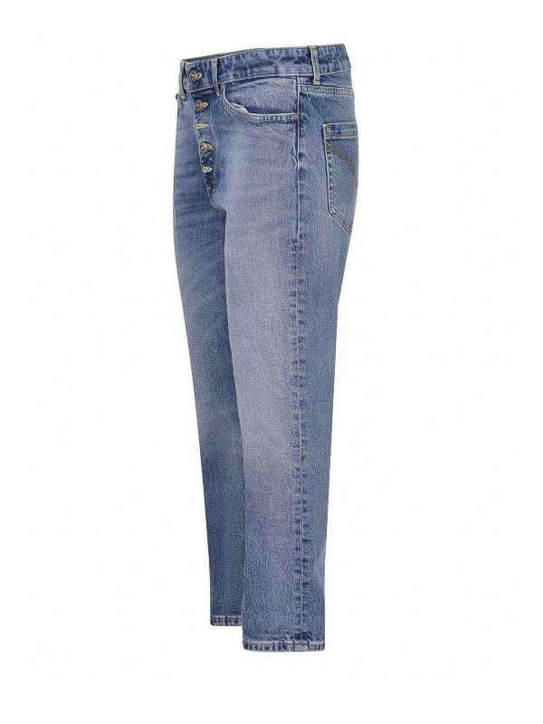 DONDUP: straight leg jeans online - Jeans In Stretch Denim