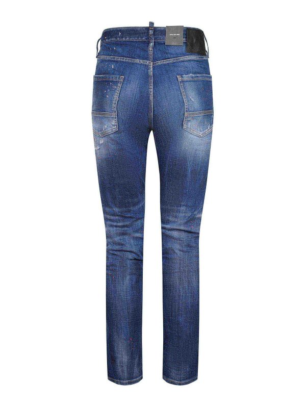 The Best Shops DSQUARED2: jeans dritti, a sigaretta - Jeans da ragazzo alla moda realizzati