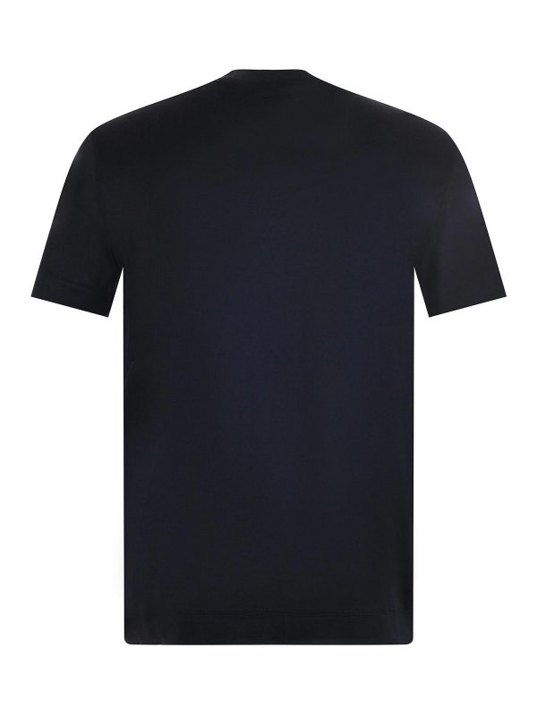 The Best Shops EMPORIO ARMANI: t-shirts - Lyocell And Cotton T-Shirt
