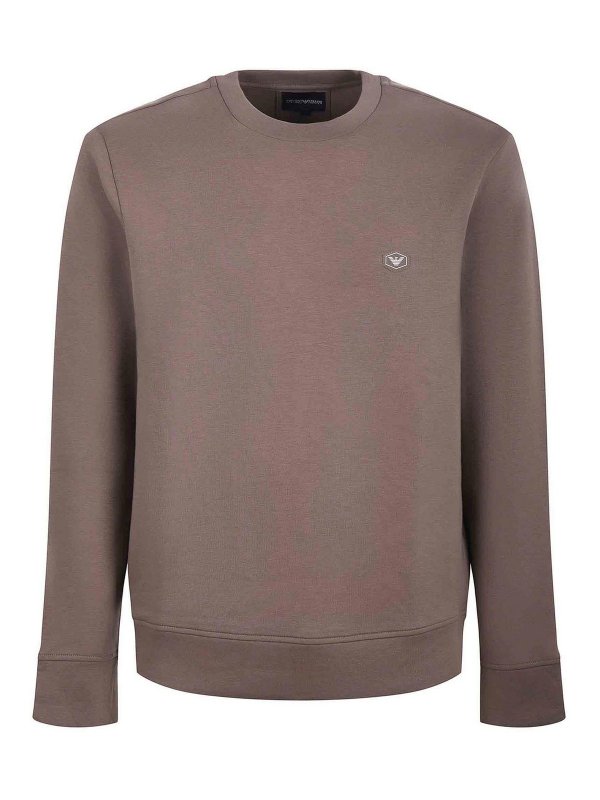 EMPORIO ARMANI: スウェット＆セーター - スウェットシャツ/セーター - ブラウン