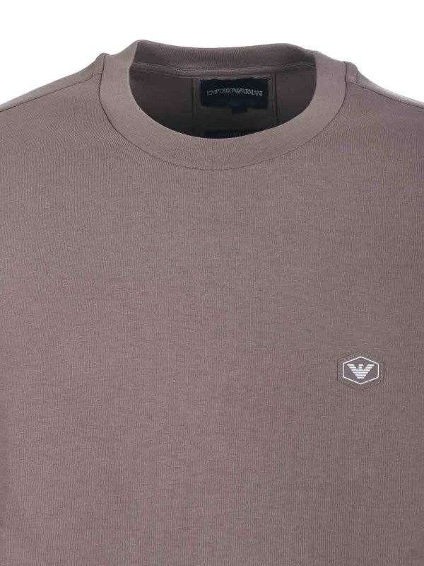 スウェットシャツ/セーター - ブラウン shop online: EMPORIO ARMANI