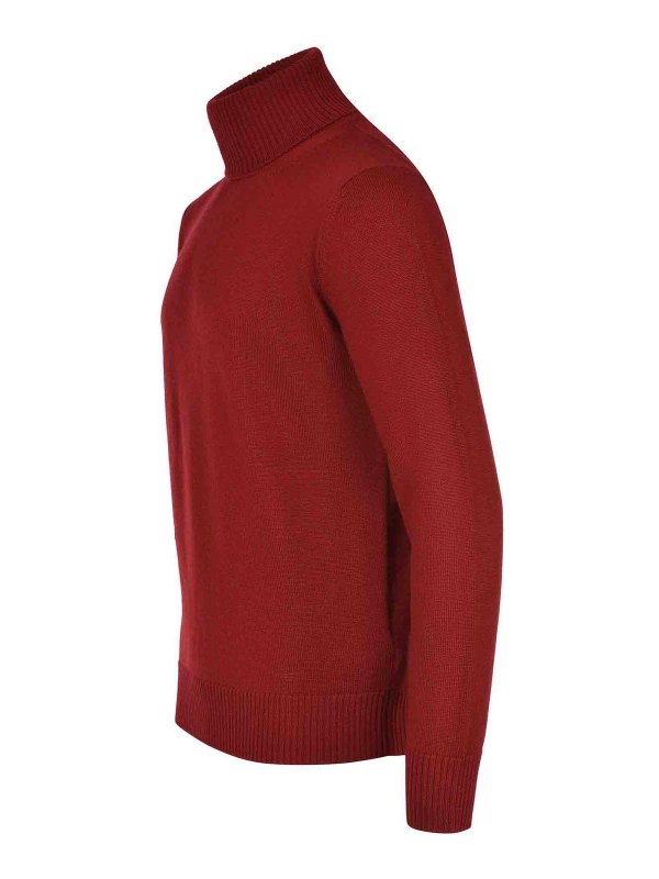 EMPORIO ARMANI: Suéteres con cuello pico online - Suéter Cuello Redondo - Rojo