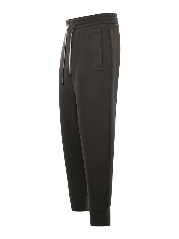 The Best Shops EMPORIO ARMANI: tracksuit bottoms - Cotton Blend Jogging Pants