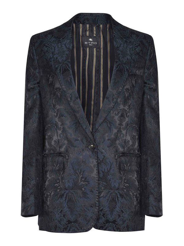 ETRO: casual jackets - Jacket Made Of Silk Blend