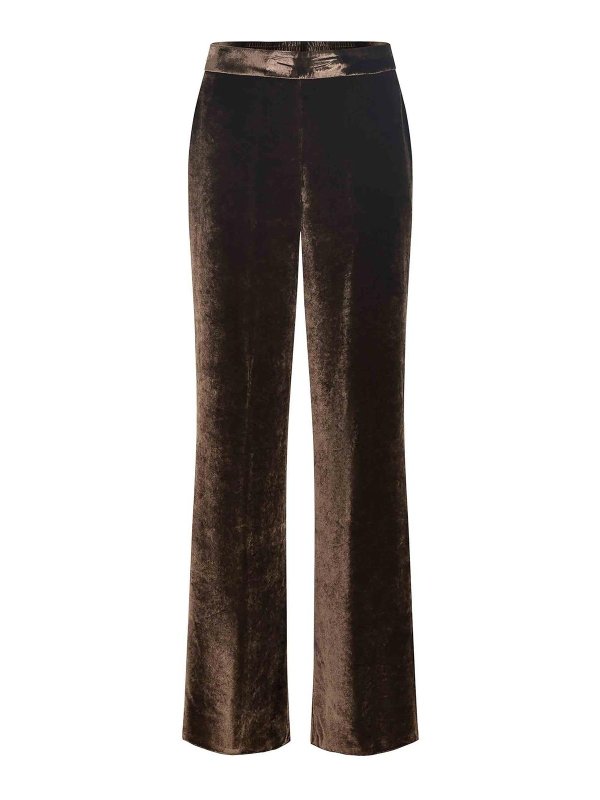 ETRO: casual trousers - Pants Made Of  Silk Blend