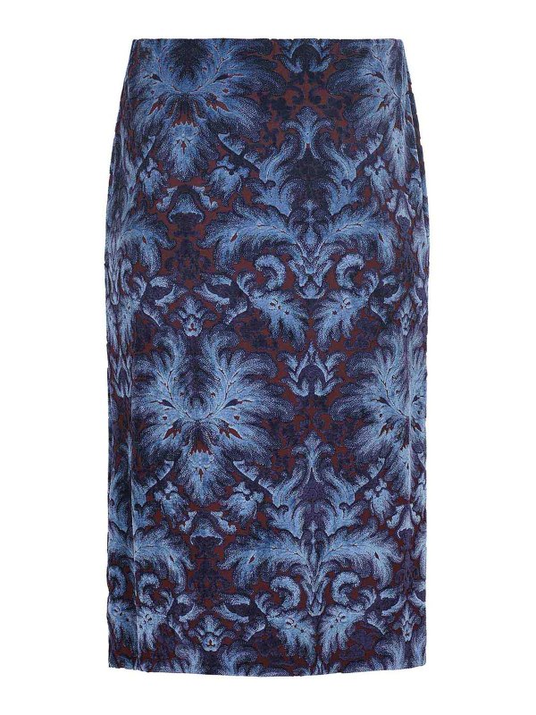 The Best Shops ETRO: ニーレングススカート＆ミディ丈 - 膝丈/ミディスカート - マルチカラー