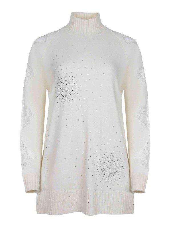 GIUSEPPE DI MORABITO: ニーレングスドレス - 膝丈ドレス - ベージュ