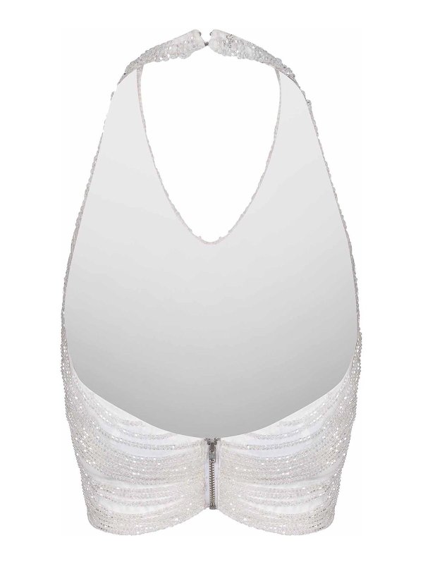 The Best Shops GIUSEPPE DI MORABITO: Tops & Débardeurs - Top - Blanc