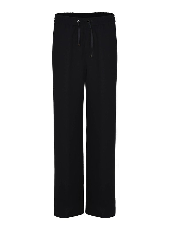 HERNO: Pantalones casual - Pantalón Casual - Negro