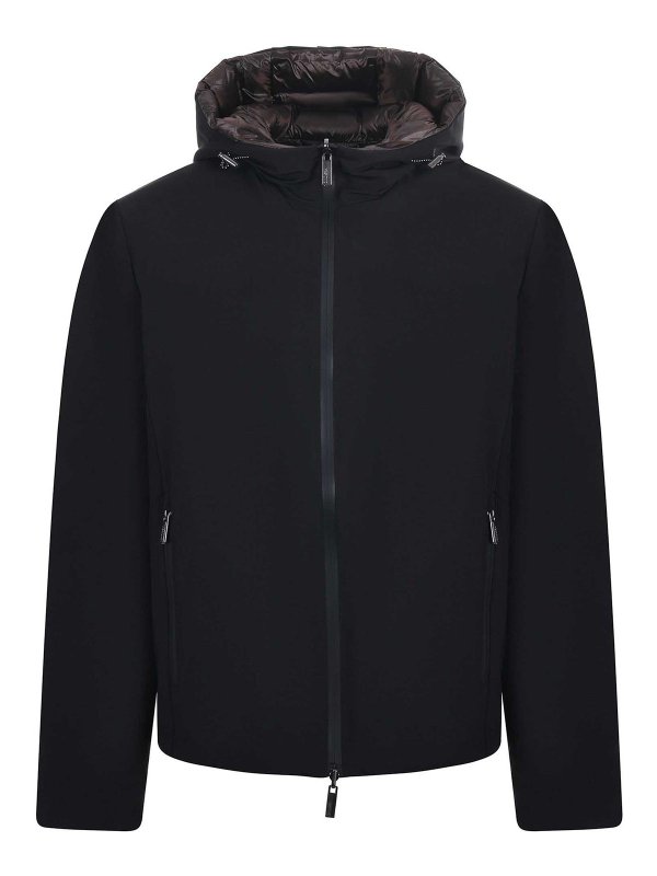 MOU ESKIMO: Chaquetas y Chaquetones acolchados - Chaqueta Alcochada - Negro