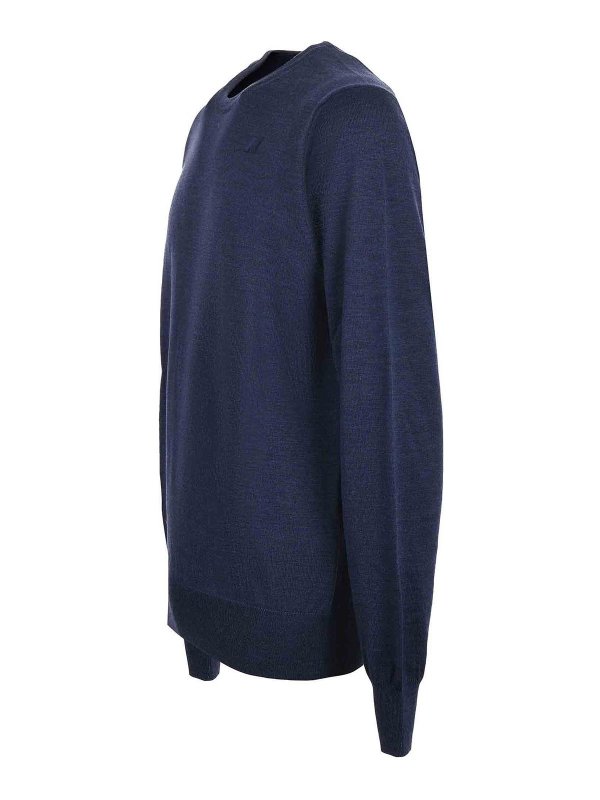 K-WAY: Pull col rond online - Pull Col Rond - Bleu