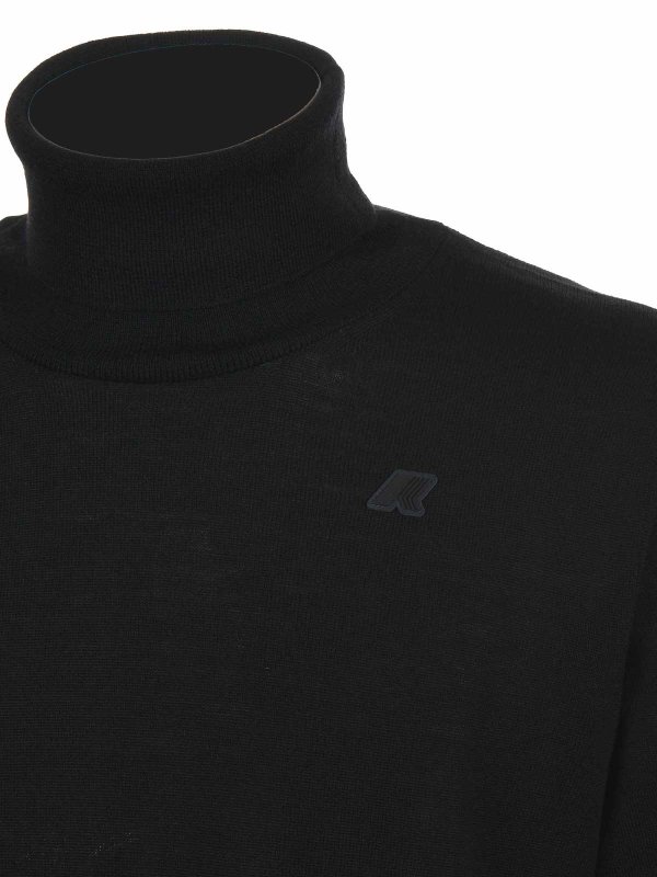 タートルネック/ポロネック - 黒 shop online: K-WAY