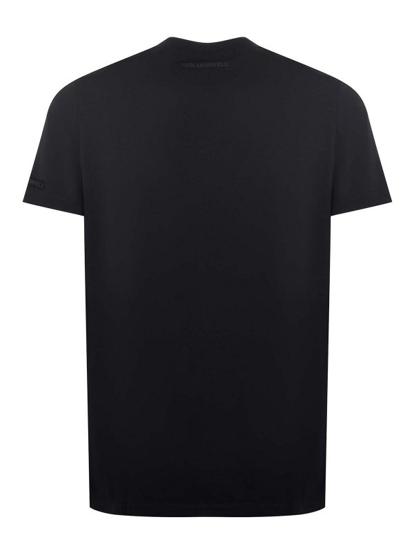 The Best Shops KARL LAGERFELD: t-shirt - T-shirt in cotone elasticizzato