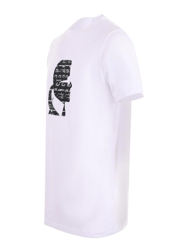 KARL LAGERFELD: T-shirts online - T-Shirt - Blanc