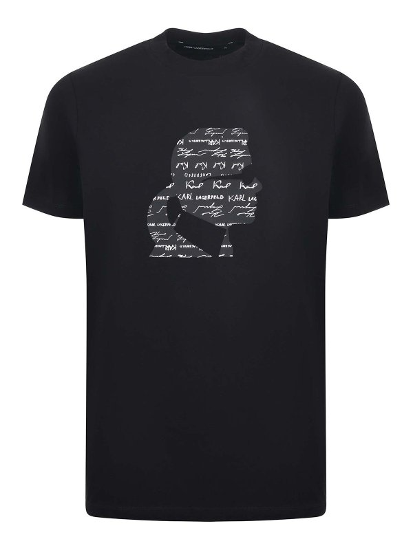KARL LAGERFELD: T-shirts - T-Shirt - Noir