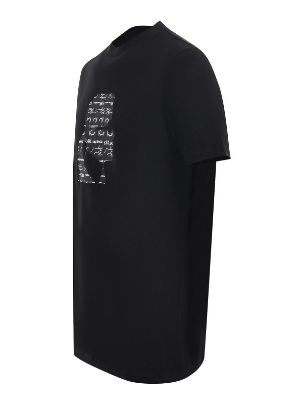 KARL LAGERFELD: T-shirts online - T-Shirt - Noir