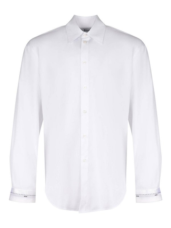 m.s.g.m.: shirts - Msgm Shirt Made Of Cotton