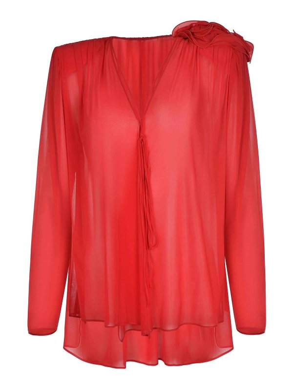 MAGDA BUTRYM: Blouses - Blouse - Rouge