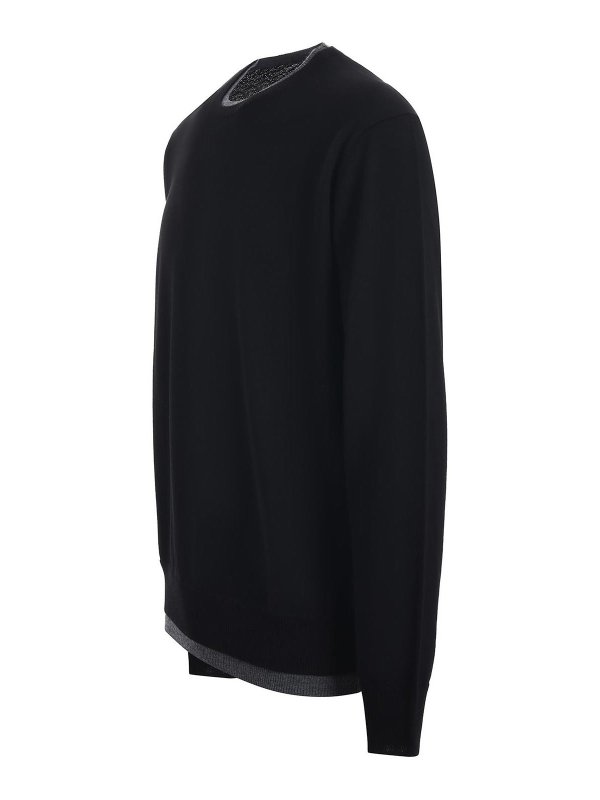 Paolo Pecora: crew necks online - Virgin Wool Sweater