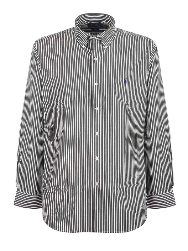 POLO RALPH LAUREN: polo shirts - Striped Cotton Poplin Shirt