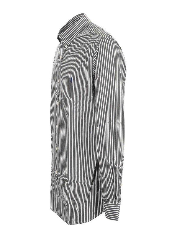 POLO RALPH LAUREN: polo shirts online - Striped Cotton Poplin Shirt