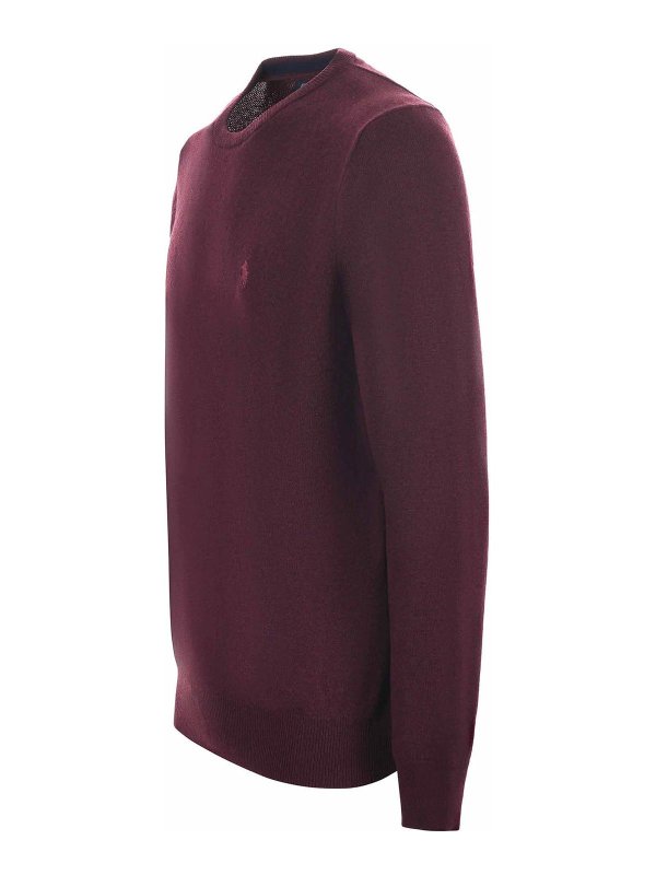 POLO RALPH LAUREN: Suéteres con cuello pico online - Suéter Cuello Redondo - Rojo Oscuro