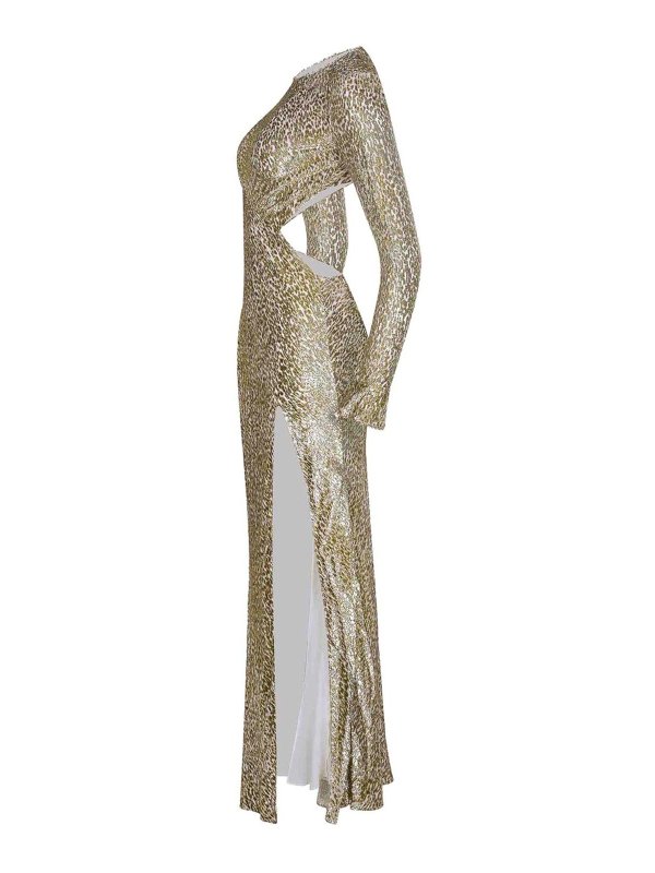 Self Portrait: ニーレングスドレス online - 膝丈ドレス - 金