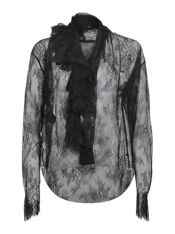 ALBERTA FERRETTI: shirts - Shirt Made Of Lace
