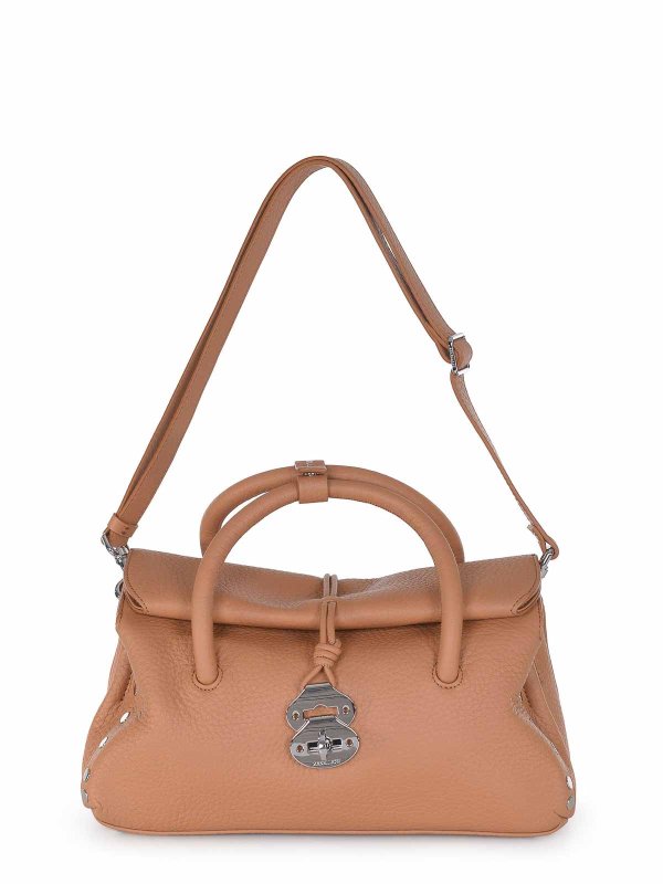 ZANELLATO: cross body bags online - Bag Made Of Hammered Leather