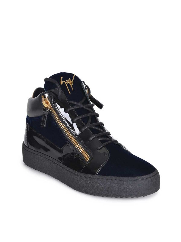 The Best Shops GIUSEPPE ZANOTTI: trainers - High-Top Sneakers  Made Of  Leather