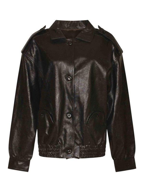 BLAZÉ MILANO: Manteaux au genou - Manteau Au Genou - Noir