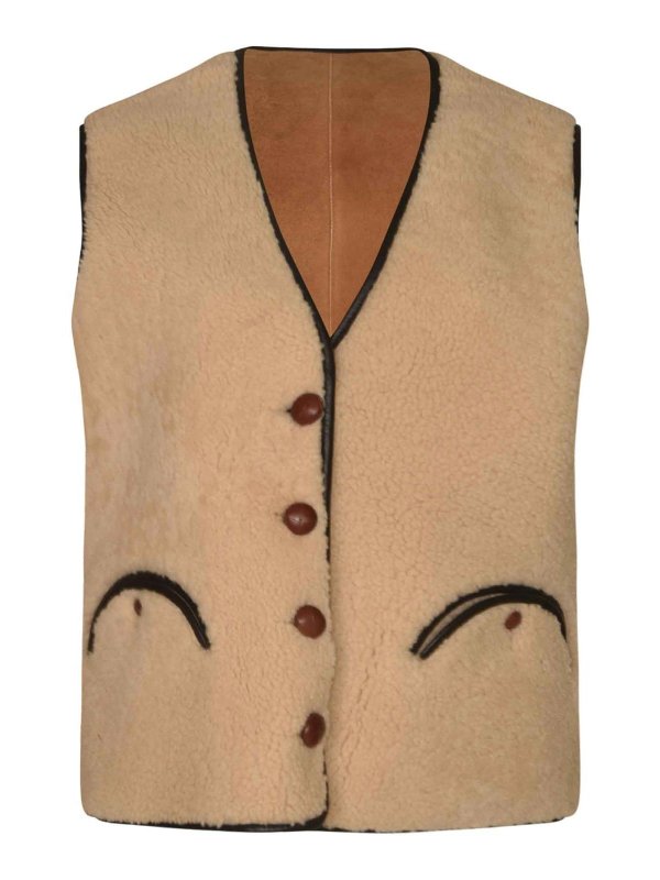 BLAZÉ MILANO: Chaquetas de cuero - Chaqueta De Cuero - Marrón