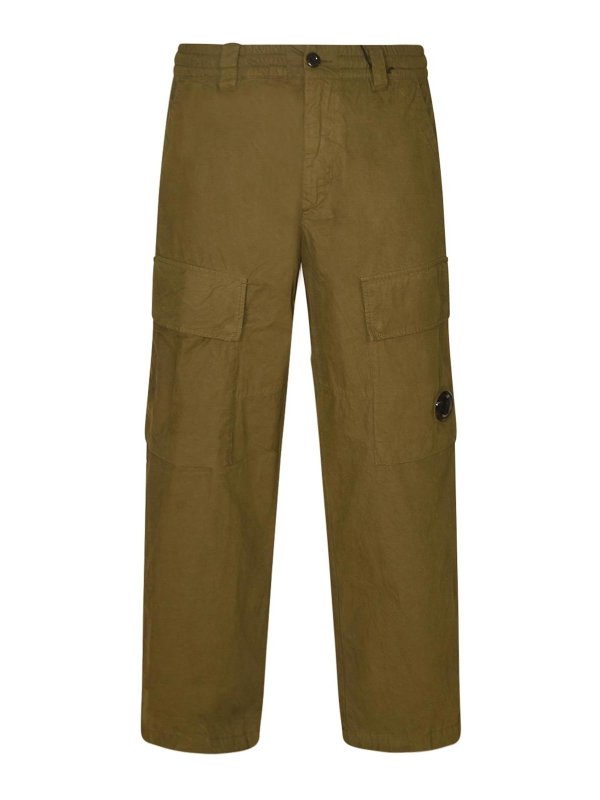 C.P. COMPANY: カジュアルトラウザー - カジュアルパンツ - 緑