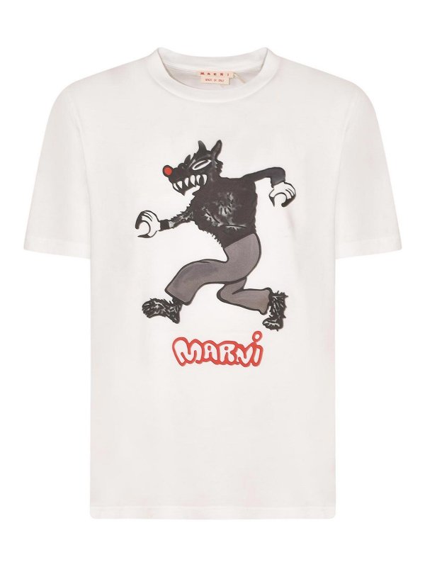 Marni: Camisetas - Camiseta - Blanco