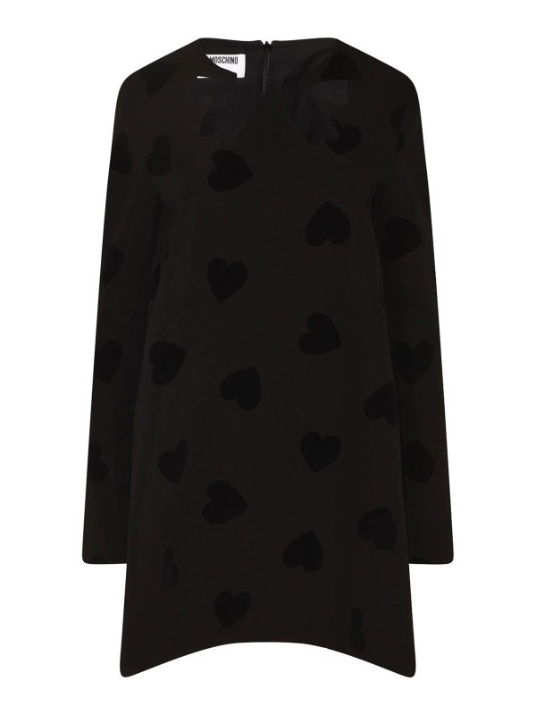 MOSCHINO: Vestidos media pierna - Vestido Midi - Negro