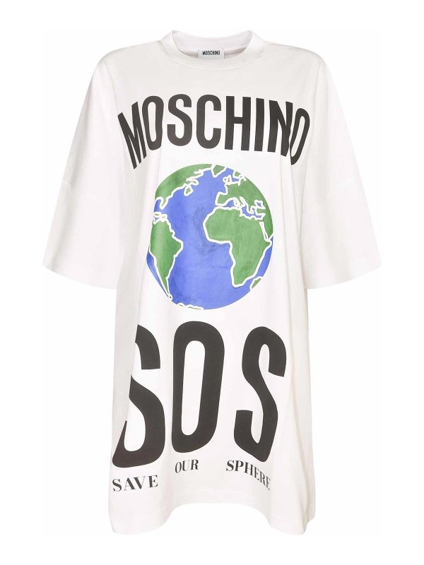 MOSCHINO: knee length dresses - Dress