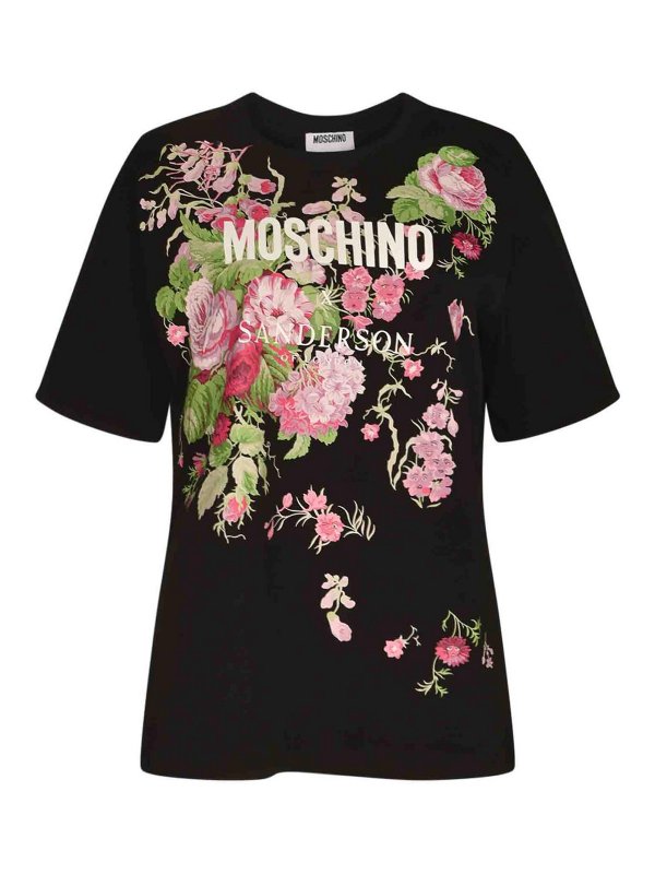 MOSCHINO: Camisetas - Camiseta - Negro