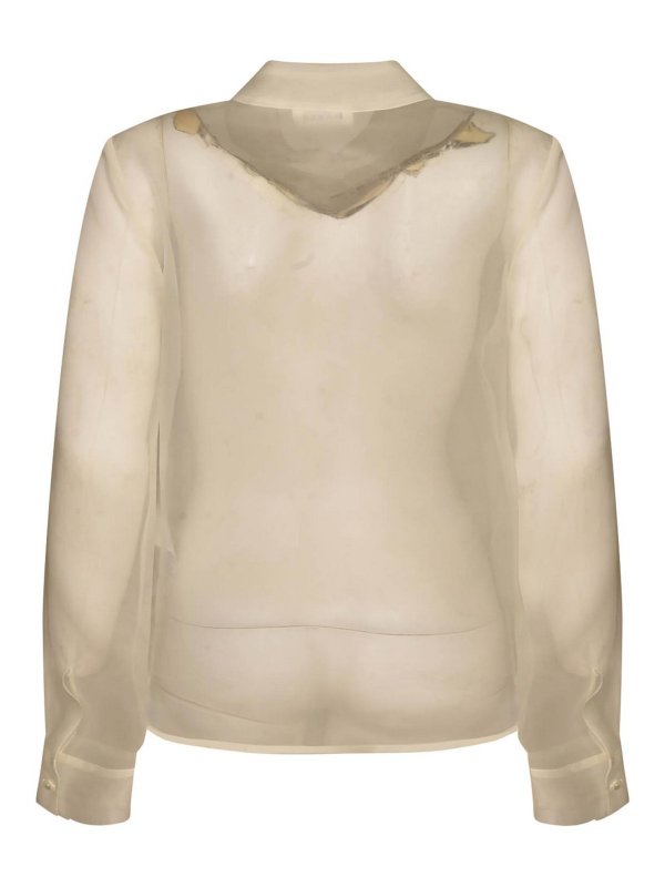 P.A.R.O.S.H.: Camisas online - Camisa - Crema