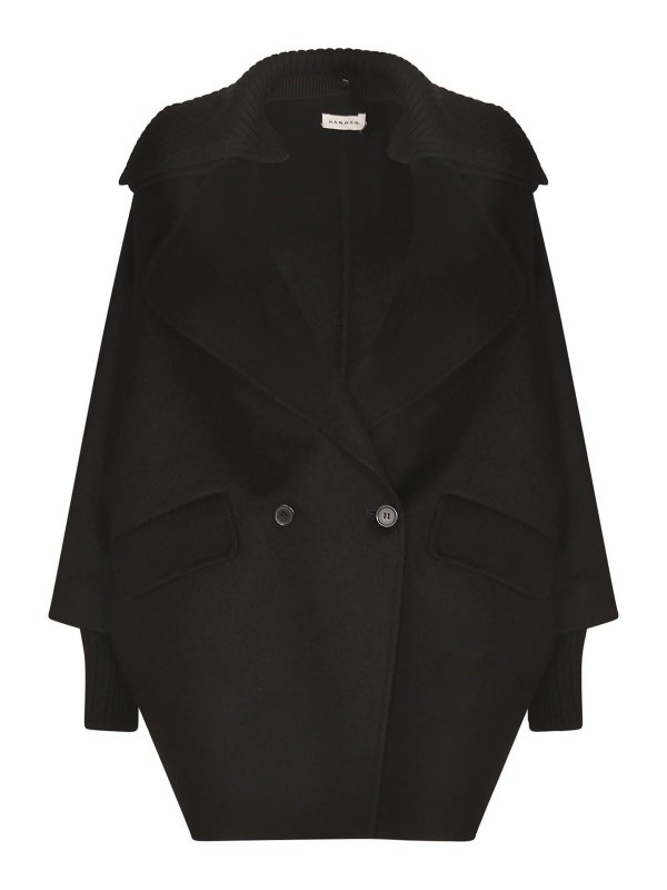 P.A.R.O.S.H.: ニーレングスコート - 膝丈コート - 黒