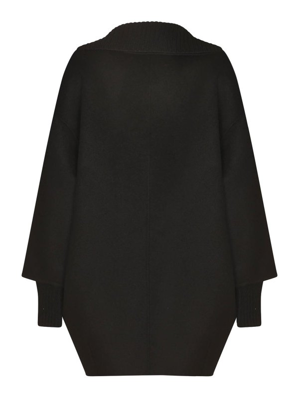 P.A.R.O.S.H.: ニーレングスコート online - 膝丈コート - 黒