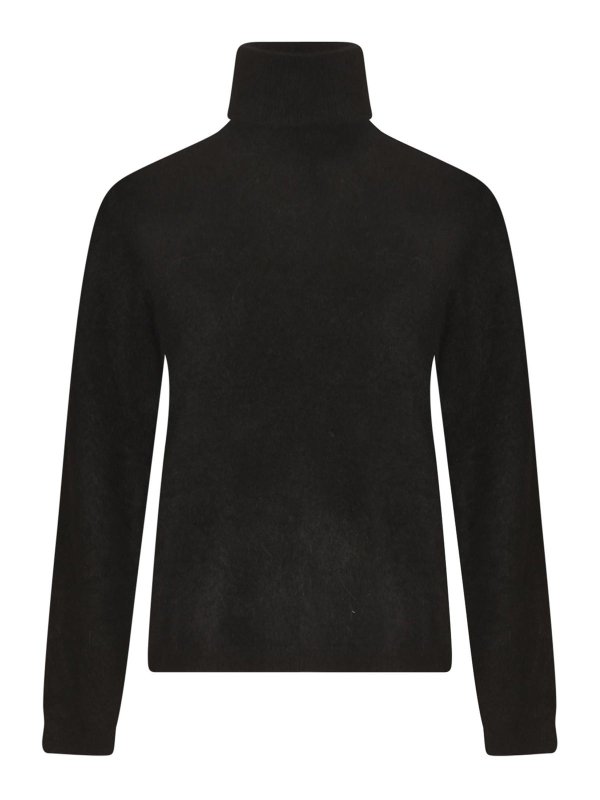 P.A.R.O.S.H.: Suéteres con cuello pico - Suéter Cuello Redondo - Negro