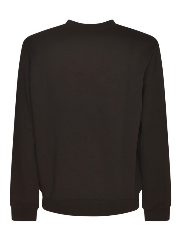 WOOLRICH: Strickpullover mit Rundhalsausschnitt online - Rundhalspullover - Schwarz